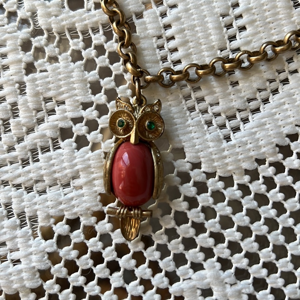 CAbi Owl Pendant Necklace